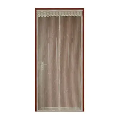 Magnetic Door Curtain KASSA HOME TW-01 Size 90 x 210 CM. Beige