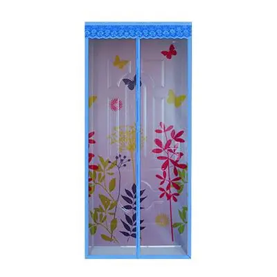 Magnetic Door Curtain Butterfly KASSA HOME YH-02 Size 90 x 210 CM. Blue
