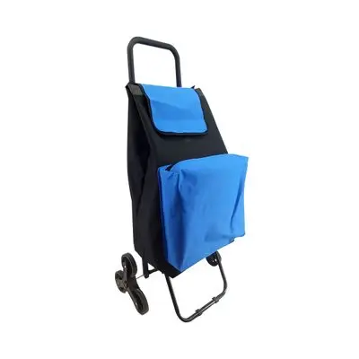 Shopping Trolley KASSA HOME ELD-D1091-N Size 45 x 36 x 98 cm Blue