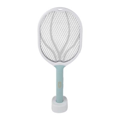 SANDI Rechargeable Mosquito Swatter (FB-858), White-Green