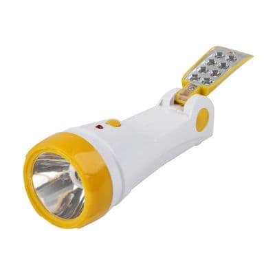 SANDI Rechargeable Flashlight (KN-4008LA), 0.7 watt, White - Yellow